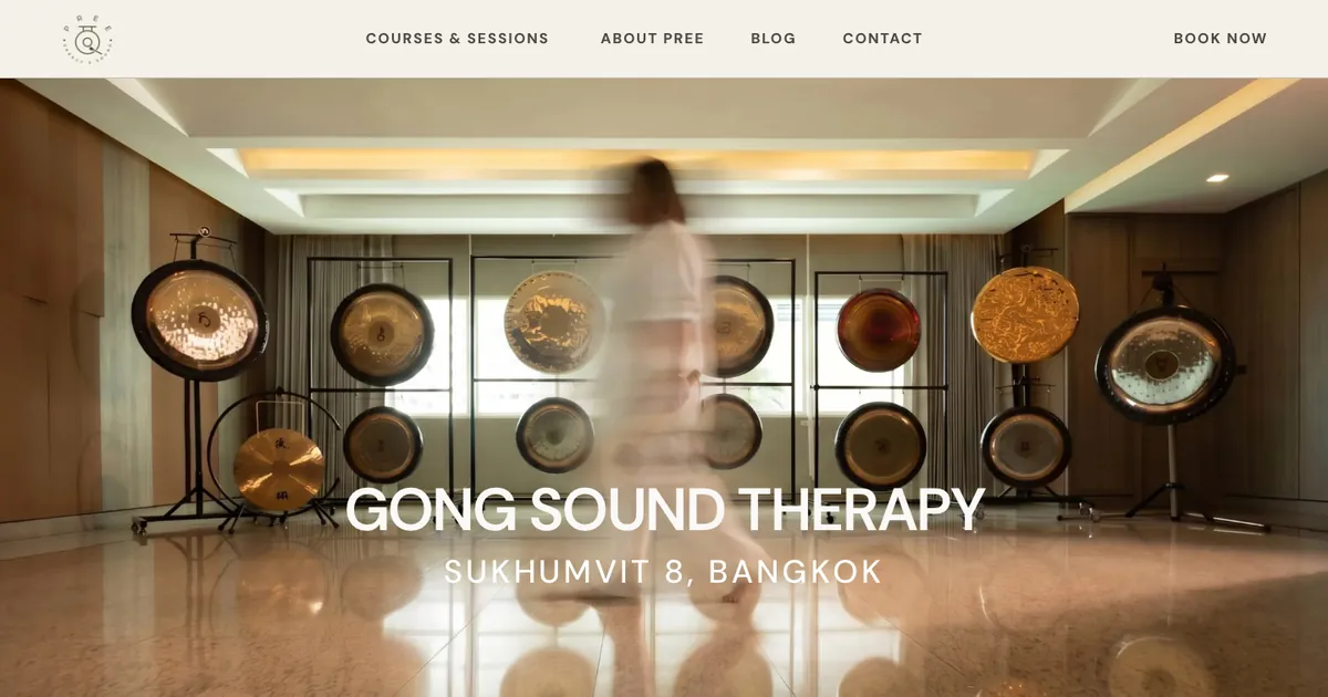 Pree Energy And Sound — Gong Sound Therapy